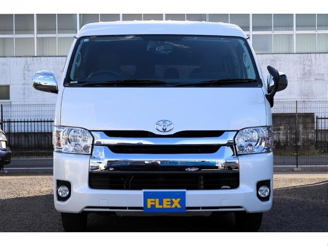 ハイエースワゴン ＧＬ　ＬＥＤヘッドライト　パワースライドドア　パールホワイト　プッシュスタート　スマートキー　ＫＥＮＷＯＯＤ製フルセグＳＤナビ　フリップダウンモニター　ビルドインＥＴＣ　レーダー探知機　バックカメラ（6枚目）