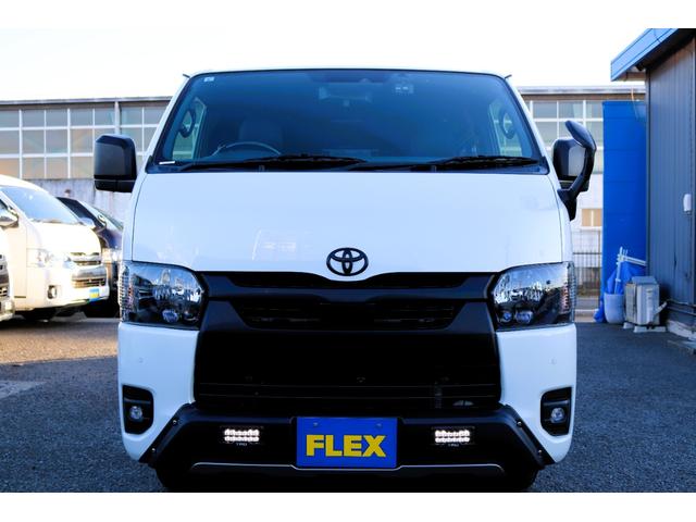 ハイエースバン スーパーGL ダークプライムII ベットキット/パナソニック10インチナビ/ETC/パノラミックビューカメラ/ブラックエディション/フロントスポイラー/ドライブレコーダー/フローリング/サイドバー/TRDバンパーガード/100V電源(6枚目)