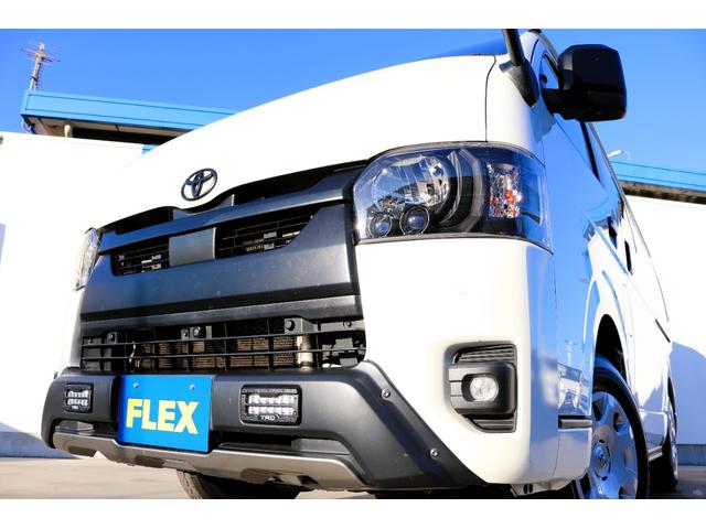 ハイエースバン スーパーGL ダークプライムII ベットキット/パナソニック10インチナビ/ETC/パノラミックビューカメラ/ブラックエディション/フロントスポイラー/ドライブレコーダー/フローリング/サイドバー/TRDバンパーガード/100V電源(14枚目)