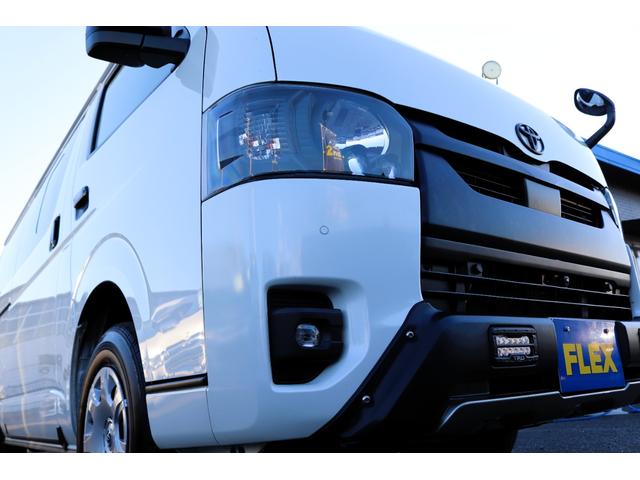 ハイエースバン スーパーGL ダークプライムII ベットキット/パナソニック10インチナビ/ETC/パノラミックビューカメラ/ブラックエディション/フロントスポイラー/ドライブレコーダー/フローリング/サイドバー/TRDバンパーガード/100V電源(15枚目)