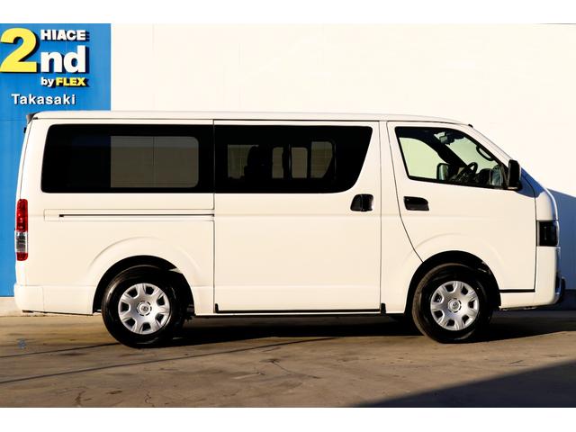 ハイエースバン スーパーGL ダークプライムII ベットキット/パナソニック10インチナビ/ETC/パノラミックビューカメラ/ブラックエディション/フロントスポイラー/ドライブレコーダー/フローリング/サイドバー/TRDバンパーガード/100V電源(27枚目)