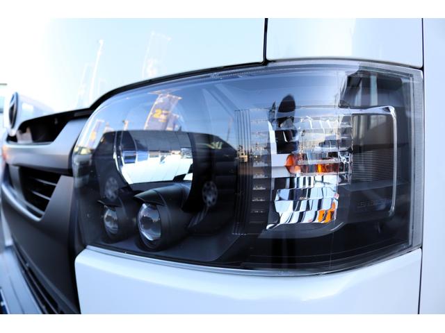 ハイエースバン スーパーGL ダークプライムII ベットキット/パナソニック10インチナビ/ETC/パノラミックビューカメラ/ブラックエディション/フロントスポイラー/ドライブレコーダー/フローリング/サイドバー/TRDバンパーガード/100V電源(32枚目)