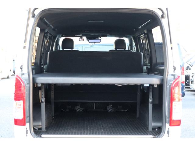ハイエースバン スーパーGL ダークプライムII ベットキット/パナソニック10インチナビ/ETC/パノラミックビューカメラ/ブラックエディション/フロントスポイラー/ドライブレコーダー/フローリング/サイドバー/TRDバンパーガード/100V電源(37枚目)