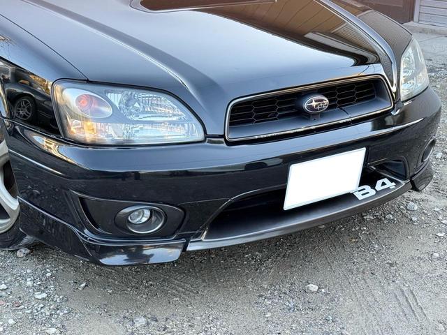 レガシィＢ４ ＲＳＫリミテッド　ワンオーナー車。ＥＪ２０ツインターボ，５ＭＴ，クラッチ，ラジエター，タイベル，パワステＰ，オルタネーター，シフトブッシュ交換歴あり。純正ビルシュタイン，フジツボマフラー，ナビ，ＥＴＣ，エアロＳＰ．．（3枚目）
