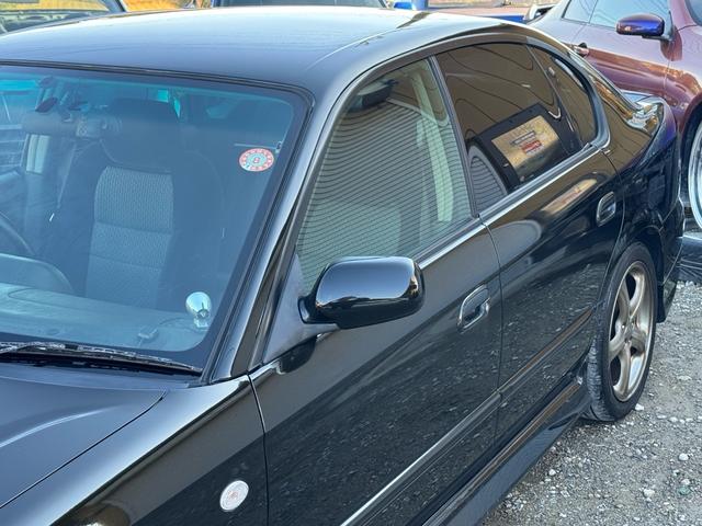 レガシィＢ４ ＲＳＫリミテッド　ワンオーナー車。ＥＪ２０ツインターボ，５ＭＴ，クラッチ，ラジエター，タイベル，パワステＰ，オルタネーター，シフトブッシュ交換歴あり。純正ビルシュタイン，フジツボマフラー，ナビ，ＥＴＣ，エアロＳＰ．．（16枚目）