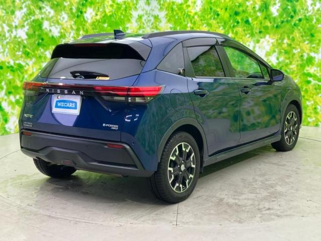 ノート 4WDオーテッククロスオーバーFOUR 保証書/純正 9インチ SDナビ/インテリジェントルームミラー/衝突安全装置/シートヒーター/車線逸脱防止支援システム/シート ハーフレザー/ヘッドランプ LED/ETC/EBD付ABS ワンオーナー(3枚目)