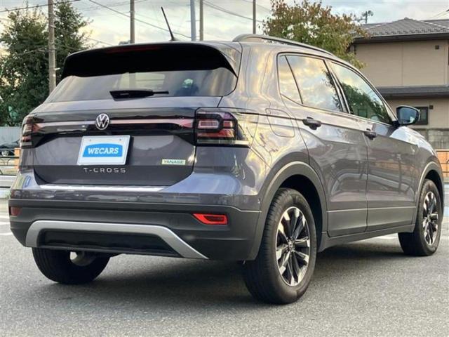 T-クロス TSIアクティブ 新品タイヤ/保証書/純正 9インチ SDナビ/衝突安全装置/車線逸脱防止支援システム/パーキングアシスト バックガイド/ドライブレコーダー 社外/ヘッドランプ LED 衝突被害軽減システム 禁煙車(3枚目)