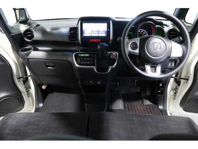 N-BOX G・Lパッケージ 認定中古車 1年保証付 ワンオーナー ナビ Bカメラ ドラレコ ETC 運転支援 両PSD I-STOP ベンチ席 1オ-ナ- カラーバックモニター 全席PW イモビライザー サイドエアバック 地TV(9枚目)
