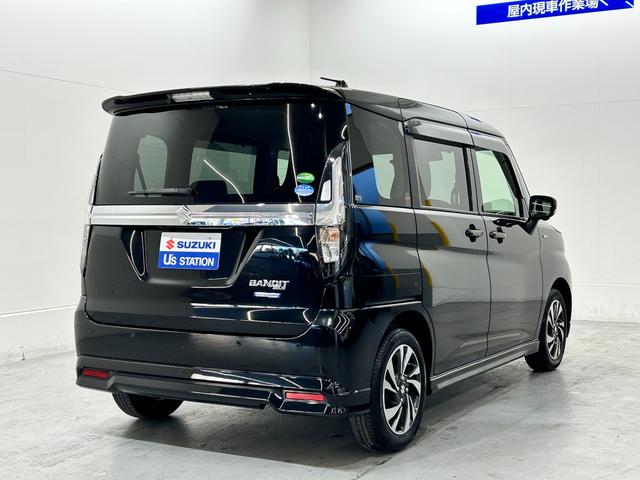 ソリオバンディット バンディット　ＨＹＢＲＩＤ　ＭＶ　ナビ　全方位カメラ　ＥＴＣ　ドライブレコーダー　オートライト　Ｂｌｕｅｔｏｏｔｈ　スライドドア　純正ナビ　プッシュスタート　シートヒーター　ＥＴＣ　オートエアコン　禁煙車　スズキセーフティーサポート（6枚目）