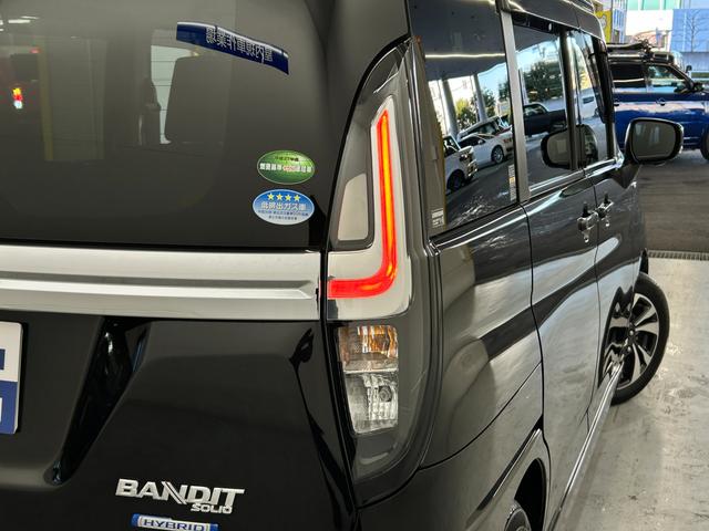 ソリオバンディット バンディット　ＨＹＢＲＩＤ　ＭＶ　ナビ　全方位カメラ　ＥＴＣ　ドライブレコーダー　オートライト　Ｂｌｕｅｔｏｏｔｈ　スライドドア　純正ナビ　プッシュスタート　シートヒーター　ＥＴＣ　オートエアコン　禁煙車　スズキセーフティーサポート（27枚目）