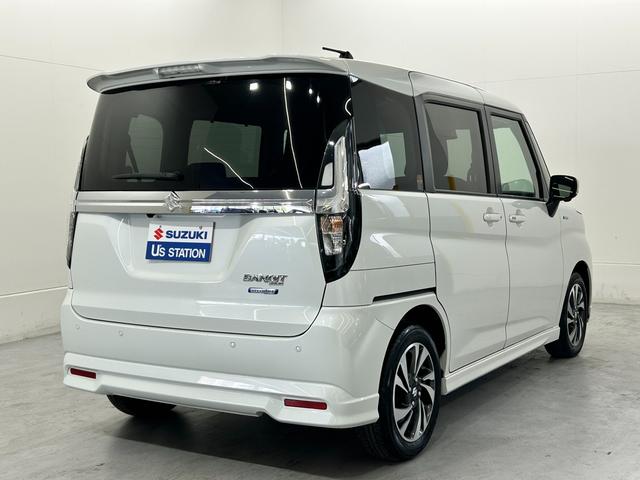 ソリオバンディット ！先行初売！　バンディット　ＨＹＢＲＩＤ　ＭＶ　２型　全方位カメラ　ナビ　両側電動スライドドア　ＬＥＤ　純正ＡＷ　オートライト　Ｂｌｕｅｔｏｏｔｈ　プッシュスタート　シートヒーター　オートエアコン　禁煙車　スズキセーフティーサポート（7枚目）