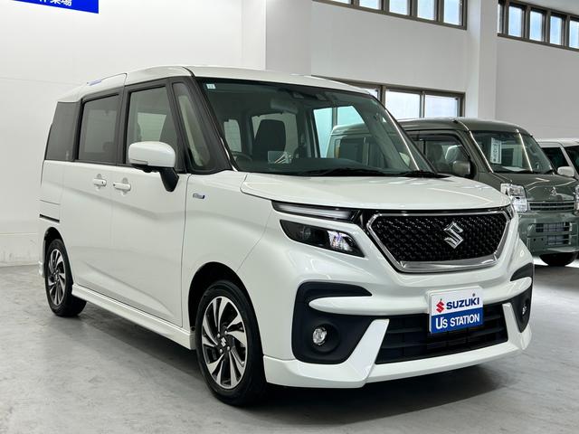 ソリオバンディット ！先行初売！　バンディット　ＨＹＢＲＩＤ　ＭＶ　２型　全方位カメラ　ナビ　両側電動スライドドア　ＬＥＤ　純正ＡＷ　オートライト　Ｂｌｕｅｔｏｏｔｈ　プッシュスタート　シートヒーター　オートエアコン　禁煙車　スズキセーフティーサポート（21枚目）