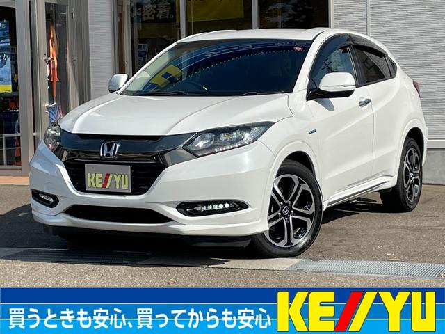 ヴェゼル ハイブリッドZ・ホンダセンシング【4WD】 7インチメモリーナビ Bluetooth フルセグ バックカメラ ドラレコ ETC 追従型クルコン ハーフレザー コーナーセンサー 衝突軽減 車線逸脱警告 スマートキー 純正アルミ LED 禁煙車(50枚目)