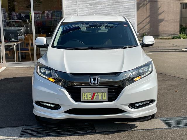 ヴェゼル ハイブリッドZ・ホンダセンシング【4WD】 7インチメモリーナビ Bluetooth フルセグ バックカメラ ドラレコ ETC 追従型クルコン ハーフレザー コーナーセンサー 衝突軽減 車線逸脱警告 スマートキー 純正アルミ LED 禁煙車(56枚目)