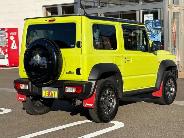 ジムニーシエラ JC【4WD】【5速マニュアル】【1オーナー禁煙】 衝突軽減&車線逸脱警告 9インチナビ フルセグ Bluetooth接続 スマホ連携 ETC シートヒーター クルーズコントロール LEDヘッド&LEDフォグ 純正マッドフラップ ロッソモデロマフラー(50枚目)