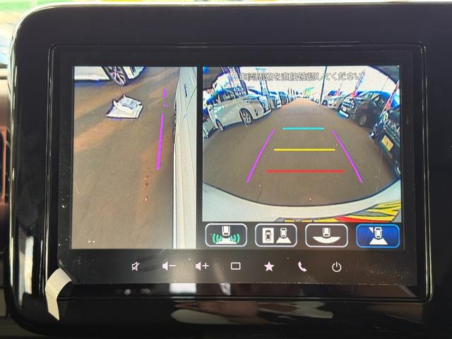 スペーシアカスタム ハイブリッドＸＳターボ【４ＷＤ】【届出済み未使用車】　全方位モニター付き９インチメモリーナビ　Ｂｌｕｅｔｏｏｔｈ　フルセグ　バック・サイド・フロントカメラ　両側電動スライド　追従型クルコン　後席オットマン　コーナーセンサー　シートヒーター　オートＬＥＤ（7枚目）