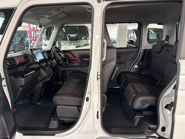 スペーシアカスタム ハイブリッドＸＳターボ【４ＷＤ】【届出済み未使用車】　全方位モニター付き９インチメモリーナビ　Ｂｌｕｅｔｏｏｔｈ　フルセグ　バック・サイド・フロントカメラ　両側電動スライド　追従型クルコン　後席オットマン　コーナーセンサー　シートヒーター　オートＬＥＤ（29枚目）