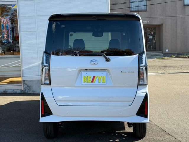 タント カスタムRSリミテッド【4WDターボ】【届出済み未使用車】 新品ナビ取付 バックカメラ 全方位カメラ ETC 追従型クルコン 両側電動スライド スマートキー シートヒーター ハーフレザー 純正アルミ コーナーセンサー 衝突軽減ブレーキ 横滑り防止 オートLED(48枚目)