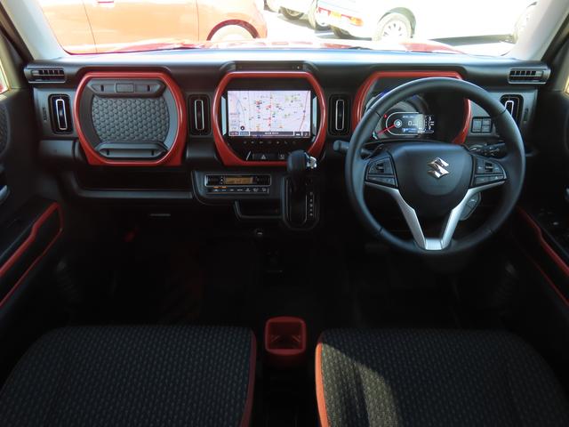 ハスラー HYBRID Xターボ/ナビ・全方位カメラ・ETC・ドラレコ スズキ純正9インチナビゲーション・全方位カメラ・前後ドライブレコーダー・ETC・スズキセーフティーサポート・シートヒーター・UV&IRカットガラス・フォグランプ・アダプティブクルーズコントロール(6枚目)