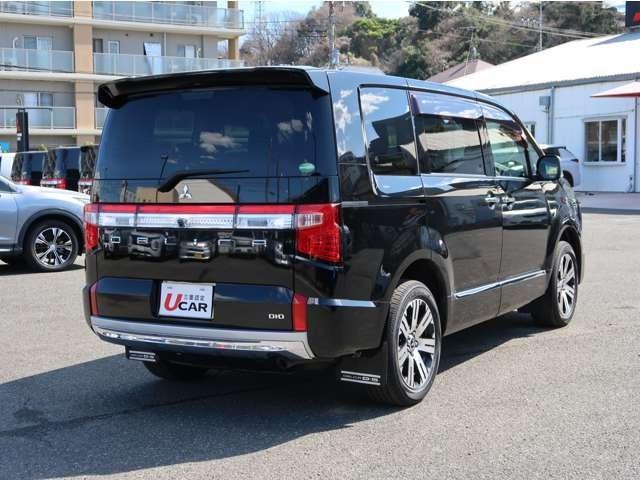 デリカＤ：５ Ｐ　７人乗　４ＷＤ　２２００　クリーンディーゼル　８速ＡＴ　禁煙車　１０．１型メモリーナビ　フルセグ　全方位カメラ　ＥＴＣ２．０　ブラックアウトＰＫＧ　フロント＋リヤアンダーガーニッシュ（メッキ）衝突被害軽減Ｂ　車両検知警報（後側方＋後退時）レーダークルーズ（79枚目）