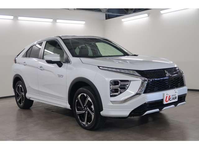 エクリプスクロスＰＨＥＶ Ｐ　禁煙　社有車　スマホ連携８型ナビ　フルセ（5枚目）