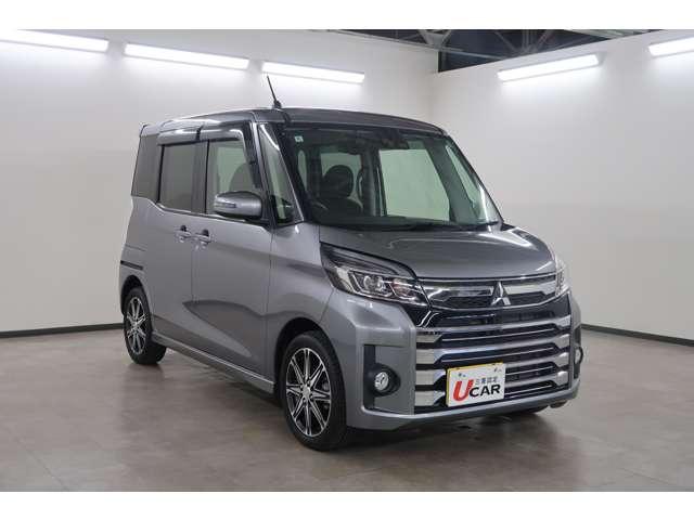 ｅＫスペースカスタム カスタムＴ　セーフティパッケージ　２ＷＤ　禁煙　純正ナビ　フルセグ　ドラレコ（5枚目）