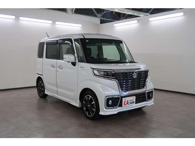 スペーシアカスタム ハイブリッドXS 禁煙車 8型ナビ 全方位 ドラレコ ETC(5枚目)