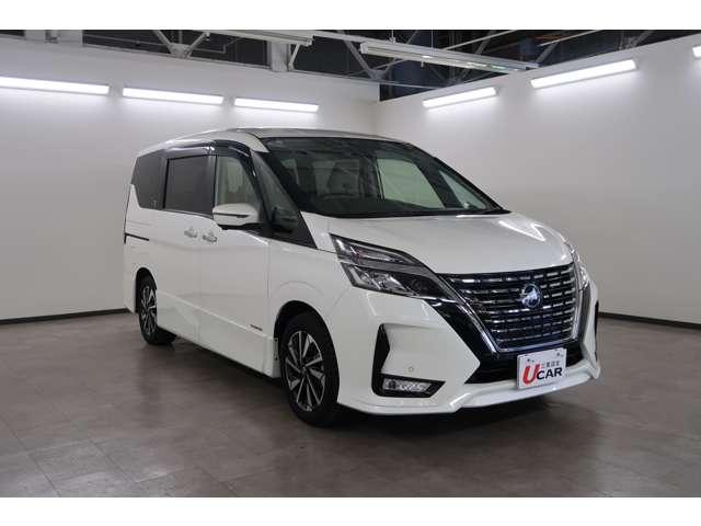 セレナ ハイウェイスターＶ　２ＷＤ　８人乗り　禁煙車　１０型ナビ＋後席モニ（5枚目）