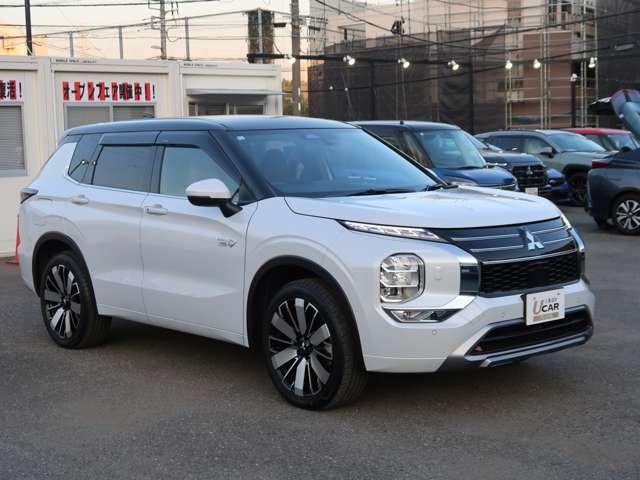 アウトランダーPHEV Pエグゼクティブパッケージ ブラウン内装 本革シート(5枚目)