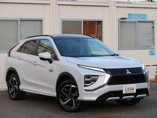エクリプスクロスＰＨＥＶ Ｐ　サンルーフ　８型純正ナビ　ルーフレール（4枚目）