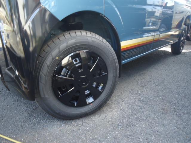 エブリイ Jリミテッド 特別仕様CVTターボ 届出済未使用車 LEDヘッドライト 両側パワースライド付き バックセンサー シートヒーター ラバーマット 取説保証書 禁煙(7枚目)