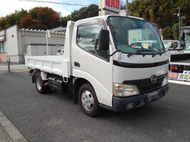 デュトロ 全低床強化ダンプ　２ｔ積み　ＡＴ車　電格ミラー　極東開発ダンプ　車両総重量４８４５キロ（2枚目）