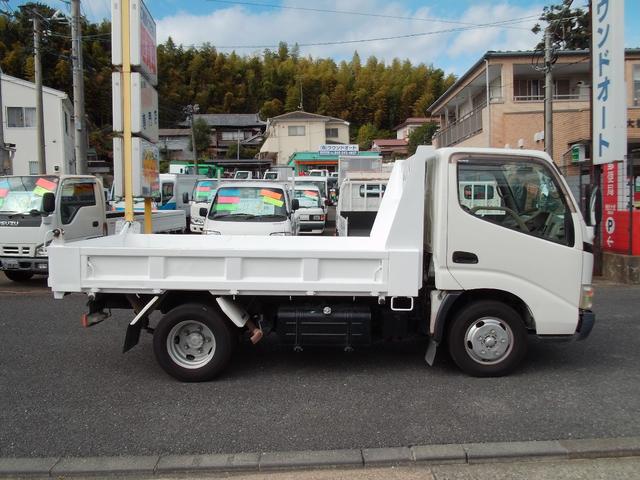 デュトロ 全低床強化ダンプ　２ｔ積み　ＡＴ車　電格ミラー　極東開発ダンプ　車両総重量４８４５キロ（7枚目）