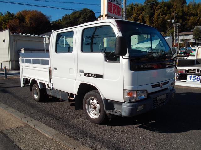 アトラストラック Wキャブ 1.15t積み 新明和 垂直パワーゲート 車両総重量3280キロ(2枚目)