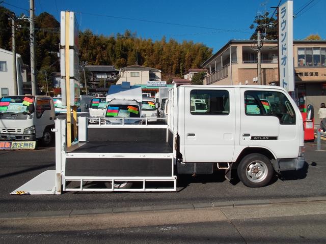 アトラストラック Wキャブ 1.15t積み 新明和 垂直パワーゲート 車両総重量3280キロ(8枚目)