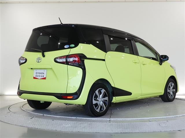 シエンタ Ｇ　クエロ　衝突被害軽減ブレーキ　障害物センサー　車線逸脱警報　ペダ踏み間違抑制装置　先進ライト　両側電動スライドドア　オートエアコン　メモリーナビ・フルセグＴＶ　バックモニター　後席モニター　ＬＥＤヘッドライト（3枚目）