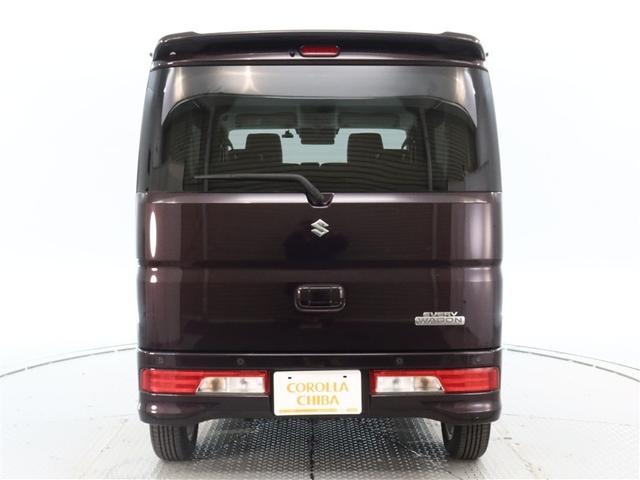 エブリイワゴン PZターボスペシャル 1年間走行距離無制限保証 衝突被害軽減ブレーキ HIDヘッドランプ CD再生 DVD再生 ドライブレコーダー スマートキー イモビライザー オートエアコン 運転席助手席エアバック(4枚目)