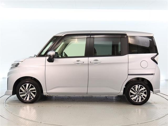 ルーミー カスタムＧ　１年間走行無制限保証　ペダル踏み間違い　衝突回避被害軽減　車線逸脱警報機能　メモリナビ　フルセグＴＶ　バックカメラ　パノラミックモニタ　ドライブレコーダー　ＥＴＣ　クルーズコントロール（3枚目）
