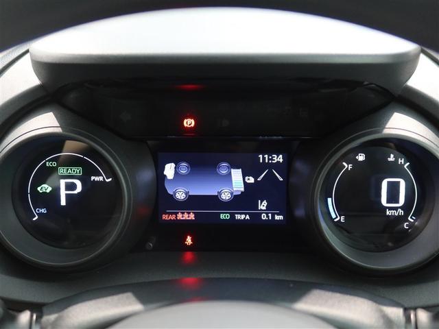 ヤリス ハイブリッドG 1年間走行無制限保証 ペダル踏み間違い 衝突回避被害軽減 車線逸脱警報機能 メモリナビ バックカメラ ETC クルーズコントロール スマートキー オートエアコン(14枚目)