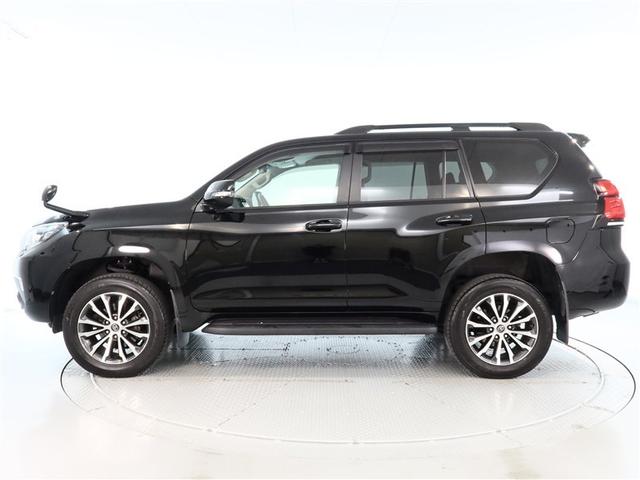 ランドクルーザープラド TX Lパッケージ 1年間走行無制限保証 衝突回避被害軽減 車線逸脱警報機能 メモリナビ フルセグTV バックカメラ ETC クルーズコントロール LEDヘッドライト DVD再生 スマートキー オートエアコン 4WD(3枚目)