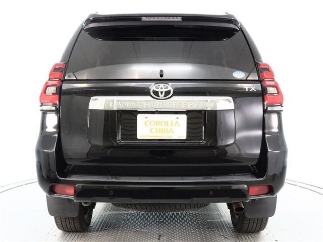 ランドクルーザープラド TX Lパッケージ 1年間走行無制限保証 衝突回避被害軽減 車線逸脱警報機能 メモリナビ フルセグTV バックカメラ ETC クルーズコントロール LEDヘッドライト DVD再生 スマートキー オートエアコン 4WD(4枚目)