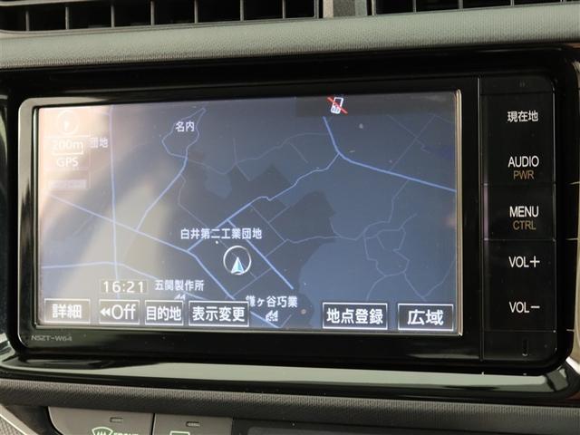 アクア Ｓ　１年間走行無制限保証　メモリナビ　フルセグＴＶ　バックカメラ　ＤＶＤ再生　スマートキー　オートエアコン（8枚目）