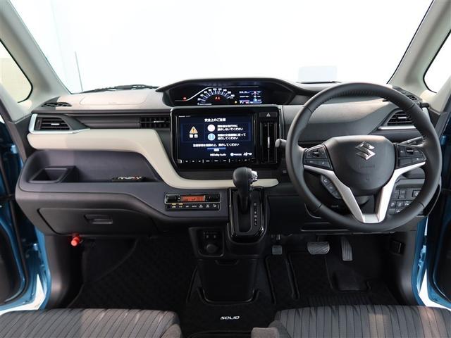 ソリオ ハイブリッドＭＺ　１年間走行無制限保証　ペダル踏み間違い　衝突回避被害軽減　車線逸脱警報機能　メモリナビ　フルセグＴＶ　バックカメラ　パノラミックモニタ　後席用モニター　ドライブレコーダー　ＥＴＣ　クルーズコントロール（8枚目）