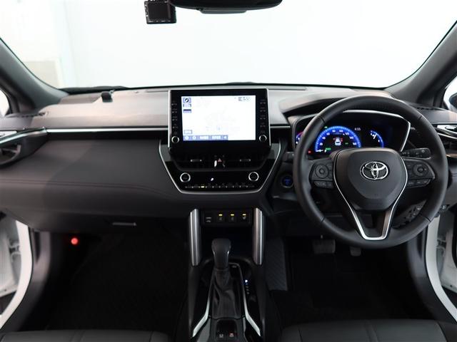 カローラクロス ハイブリッド Z 1年間走行無制限保証 ペダル踏み間違い 衝突回避被害軽減 車線逸脱警報機能 メモリナビ バックカメラ パノラミックモニタ ETC クルーズコントロール LEDヘッドライト スマートキー オートエアコン(8枚目)