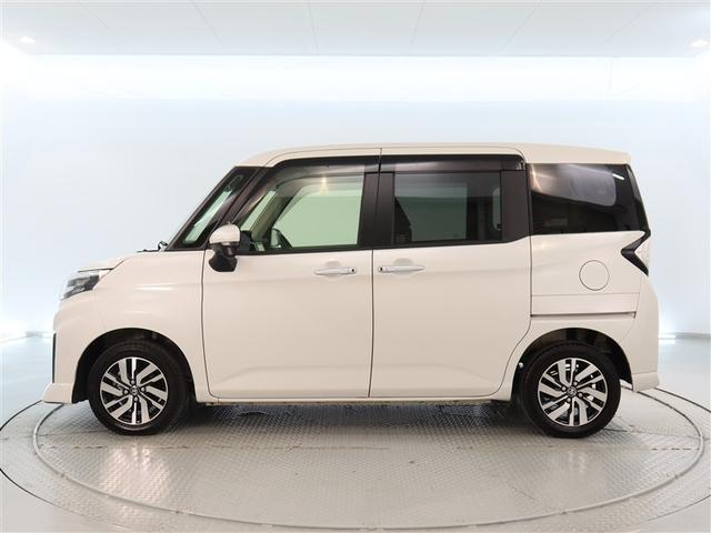 ルーミー カスタムＧ　１年間走行無制限保証　ペダル踏み間違い　衝突回避被害軽減　車線逸脱警報機能　メモリナビ　フルセグＴＶ　バックカメラ　ＥＴＣ　クルーズコントロール　電動スライドドア　ＬＥＤヘッドライト　ＤＶＤ再生（3枚目）