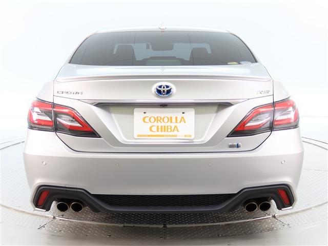 クラウンハイブリッド RS 1年間走行無制限保証 ペダル踏み間違い 衝突回避被害軽減 車線逸脱警報機能 メモリナビ フルセグTV バックカメラ ドライブレコーダー ETC 電源コンセント クルーズコントロール LEDヘッドライト(4枚目)