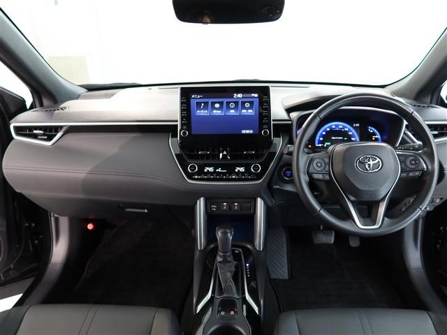 カローラクロス ハイブリッド　Ｚ　１年間走行無制限保証　ペダル踏み間違い　衝突回避被害軽減　車線逸脱警報機能　ＤＡ　バックカメラ　パノラミックモニタ　ＥＴＣ　クルーズコントロール　ＬＥＤヘッドライト　スマートキー　オートエアコン（7枚目）