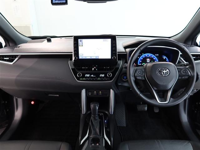 カローラクロス ハイブリッド　Ｚ　１年間走行無制限保証　ペダル踏み間違い　衝突回避被害軽減　車線逸脱警報機能　メモリナビ　フルセグＴＶ　バックカメラ　パノラミックモニタ　ＥＴＣ　クルーズコントロール　ＬＥＤヘッドライト　スマートキー（7枚目）