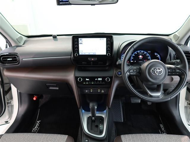 ヤリスクロス Z 1年間走行無制限保証 ペダル踏み間違い 衝突回避被害軽減 車線逸脱警報機能 メモリナビ フルセグTV バックカメラ パノラミックモニタ ドライブレコーダー ETC クルーズコントロール(8枚目)