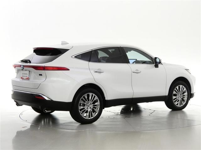 ハリアーハイブリッド Ｚ　レザーパッケージ　革シート　フルセグ　メモリーナビ　バックカメラ　ドラレコ　衝突被害軽減システム　ＥＴＣ　ＬＥＤヘッドランプ　ミュージックプレイヤー接続可　記録簿　安全装備　展示・試乗車　オートクルーズコントロール（3枚目）